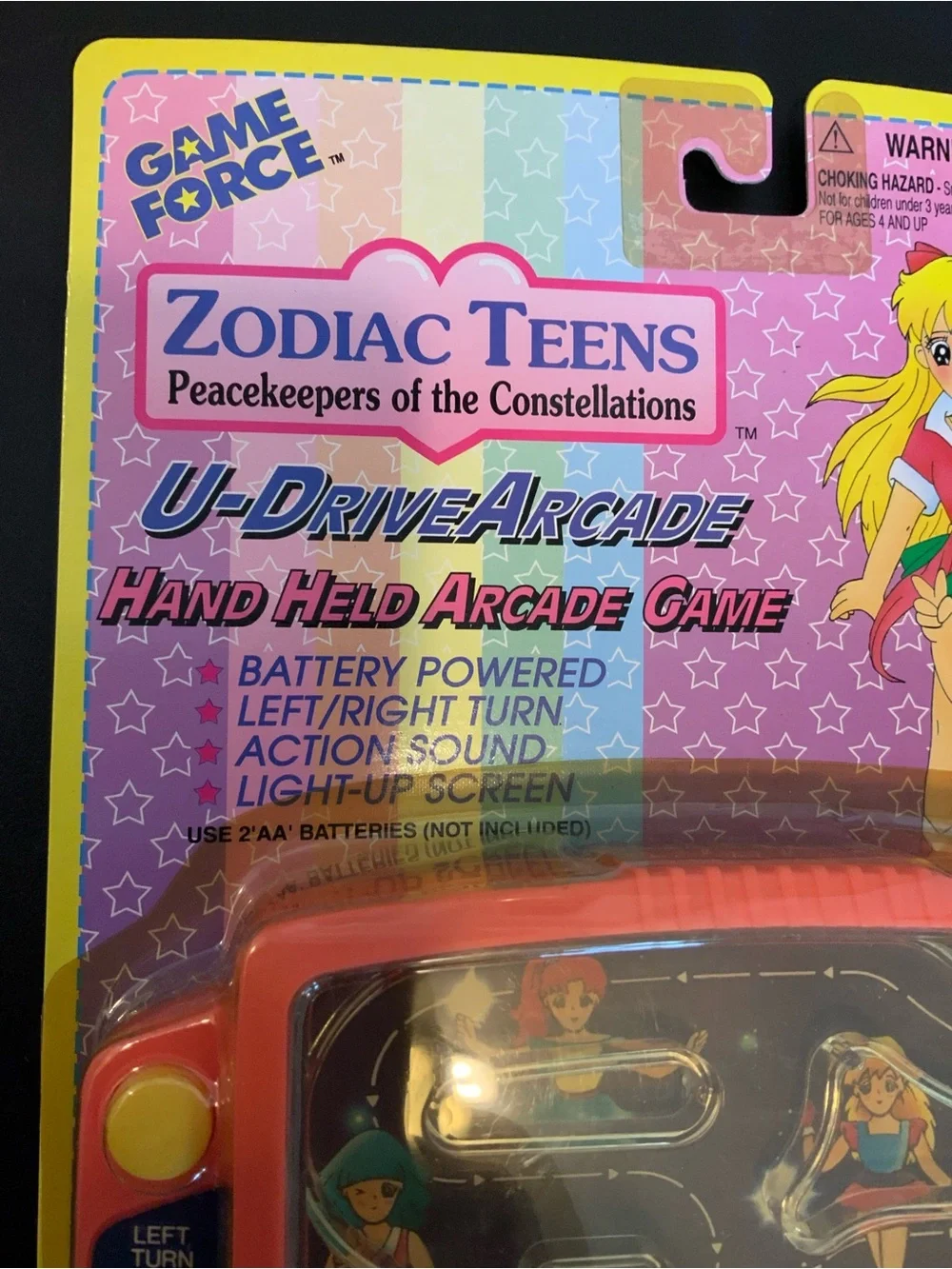 VINTAGE 1995 GAME FORCE ZODIAC TEENS HAND HELD GAME